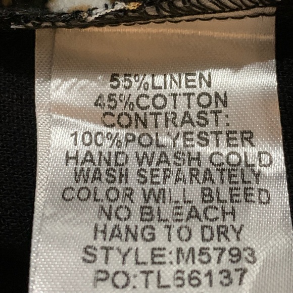 NWT Umgee Plus Black Leopard Drawstring Pants sz XL - Picture 4 of 4